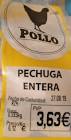 Pechuga Pollo