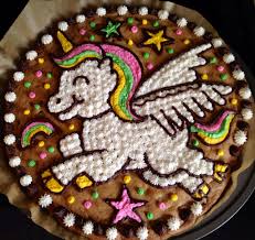 Happy Birthday Cookie Cake Ideas Unicorn Cookie Cake Cookie Cake Birthday Cookie Cake Designs Cookie Decorating