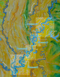 lower mississippi river map memphis to helena