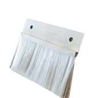 Door Sweep Aluminum Profile White Nylon Bristle Seal Strip Brush