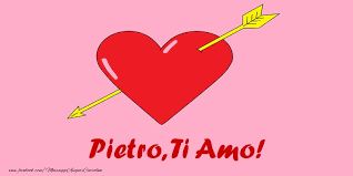 Pietro, ti amo!