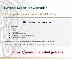 El día de hoy se dio a conocer la página oficial del gobierno federal en la cual se pueden resgistrar los adultos mayores que quieran ser vacunados contra. Tienes Entre 40 A 49 Anos Ya Puedes Registrarte Para La Vacunacion Anticovid El Sol De Tampico Noticias Locales Policiacas Sobre Mexico Tamaulipas Y El Mundo