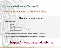 El anuncio de la nueva etapa del plan de vacunación de méxico ocurre después de completar la inoculación, con al menos una dosis, de 11 millones 103 mil 825 adultos mayores de 60 años en 2 mil 456 municipios del país. Tienes Entre 40 A 49 Anos Ya Puedes Registrarte Para La Vacunacion Anticovid El Sol De Tampico Noticias Locales Policiacas Sobre Mexico Tamaulipas Y El Mundo