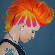 21 Best Colorful Hair Ideas Trending On Pinterest Hair Tattoo Designs Vivid Hair Color Shaved Hair Designs