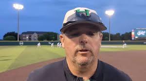 Iowa Park baseball coach Scot Green talks after win against Wall in area  round