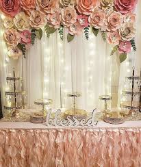 Pink, cream, and white paper flowers with mauve/dusty rose paper flower backdrop. 5 Long Backdrop Beautiful Boho Theme Paper Flower Backdrop Paper Flowers Party Backdrop Paper Flowers Backdrop For Wedding Decor Quinceanera Decorations Bridal Shower Decorations Backdrops For Parties