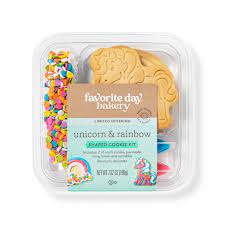 Unicorn Rainbow Cookie Kit 7 02oz 4ct Favorite Day Target