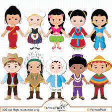 Download 1,087 kids around world stock illustrations, vectors & clipart for free or amazingly low rates! Children Of The World Clipart Part 1 Children Around The Etsy World Clipart Clip Art Kids Clipart