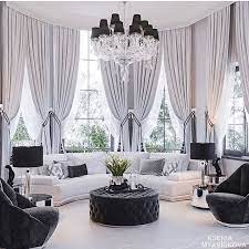 Living room curtain ideas pinterest. Homedecor Monochrome With Glam Factor Style This Room Is Everything Love Everything About It Elegant Living Room Home Curtains Curtains Living Room