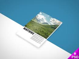 Nature Book Mock Up Photoshop Mockup Free Graphic Design Mockup Free Psd