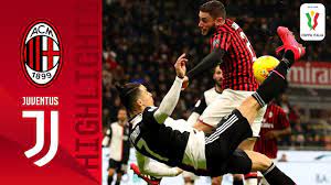 Juventus' next game will be on june 17 when they will face either napoli or inter in the coppa italia final. Milan 1 1 Juventus Cr7 Scores Again As Juve Rescue Cup Draw In Milan Semi Finals Coppa Italia Youtube