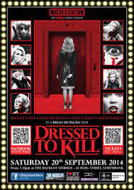 Dressed To Kill 1980 2 8 2015 1980s Horror Movies 1980s Movie Posters Dancing In The Dark