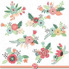Flowers Clip Artflower Clip Art Clipart Vintage Etsy Flower Clipart Flower Drawing Hand Drawn Flowers