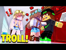 Trolling My Little Sister As My Girlfriend In Minecraft Youtube In 2020 Me As A Girlfriend Minecraft Creations Monster School