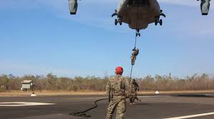 Marines Fast Rope From Osprey Marines Rope Training Northern Territory