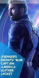 Captain America Avengers Infinity War Leather Jacket Stylish Leather Jacket Celebrities Leather Jacket Captain America Leather Jacket