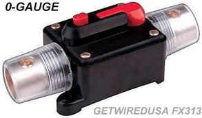 Soundbox connected 0 gauge red/black amplifier power/ground wire set, 50 ft. Buy 0 Gauge Wire Circuit Breaker 500 Amp 12 Volt Heavy Duty Industrial Pro Car Audio Marine Agu In Line Fuse Holder Style Fits 0 Awg Cable 1 2 Hole Getwiredusa Fx313 500a Online In Thailand B01ciz9sd4