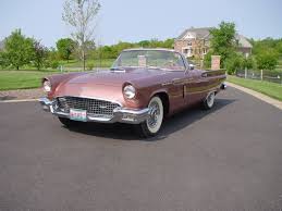 Image result for Sunset Coral 1957 Thunderbird