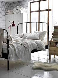 Are you looking for new bed frames for your bedroom? Design Sleuth Modern Iron Beds Remodelista Guest Bedroom Inspiration Industrial Bedroom Design Bedroom Design