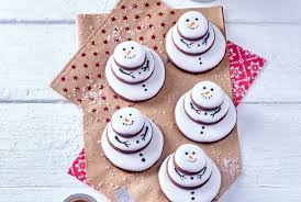 Terrassen Schneemanner Rezept Lecker Weihnachtsplatzchen Rezept Kinder Beliebte Rezepte Lecker