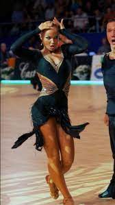 Wdsf Grand Slam Latincambrils Spain Ballroom Dance Dresses Salsa Dress Dance Outfits