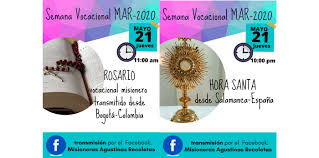 Rosario Misionero Y Hora Santa Vocacional Misioneras Mar