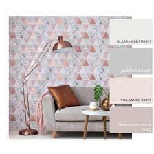 Papier Peint Reflections Or Rose Rose Gold Wallpaper Gold Geometric Wallpaper Gold Wallpaper