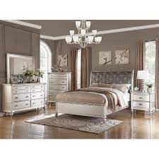 I purchased a bedroom suite and mattress. Saveria 6 Piece Silver Bedroom Furniture Set Overstock 12917234
