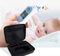 Thermometer Case Hard Carrying Bag, Digital Ear Thermometer Travel  Protective Box New Product Portable Protective Storage EVA Case Bag for  Digital Thermometer