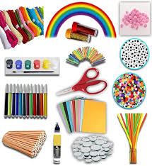 ‪craftwings Standard Art & Craft Kit 14 in 1 DIY Crafts Kit Set for Girls  and Boys. Art and Craft Materials Supplies for Kids : Amazon.in: Toys &  Games‬‏