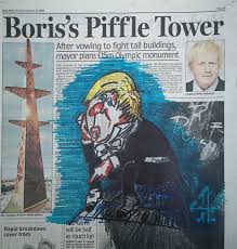 Cartoon or caricature of the prime minister boris johnson rendered in a sloppy loose style. Wil Johnson Study Of Boris Johnson Cartoon By Gerald Scarfe