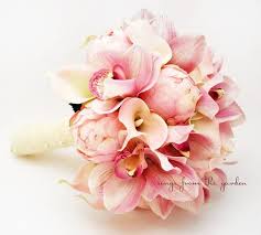 Bridal Bouquet Peonies Calla Lilies By Songsfromthegarden On Etsy Bridal Bouquet Peonies Pink Calla Lilies Pink Peony Bouquet Wedding