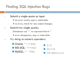 Escaping symbol characters is a simple way to protect against most sql injection attacks, and many languages have standard functions to achieve this. Sql Injection Cpsc Ppt Video Online Download