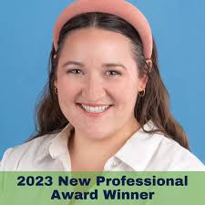 We've got an early #AwardWinnerWednesday for you! Today we're recognizing  New Professional Award winner Nora Gnabasik with Texas A&M  University-Corpus Christi. This award recognizes “future leaders” with no  more than five years