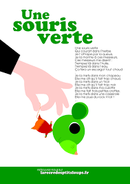 Les comptines sont des jeux de langage où la fantaisie a toute sa place. Une Souris Verte Karaoke En Francais Avec Paroles Et Voix