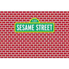 Sesame Street Brick Wall Backdrop For Baby Photography G 478 Brick Wall Backdrop Sesame Street Signs Street Background