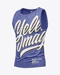 Download Melange Men S Loose Fit Sleeveless Shirt Mockup In Apparel Mockups On Yellow Images Object Mockups