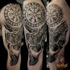 Viking Tattoo Viking Tattoo The Viking Warriors Were Not Only Known For Their Power And Brutality Bu In 2020 With Images Viking Tattoos Viking Tattoo Sleeve Scandinavian Tattoo