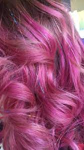 Tinsel Hair Hair Tinsel Glitter Hair Types Of Hair Color
