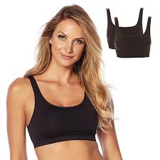 exclusive yummie seamless scoop neck bra 2 pack