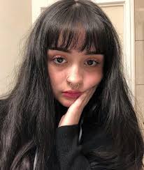 Y A S E O K Y Black Hair Bangs Red Hair With Bangs Hairstyles With Bangs