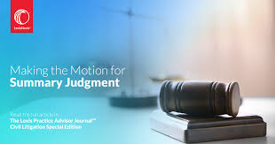 making the motion for summary judgment federal