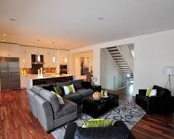 A list of the best kitchen decor. Stairs And Couch Open Concept Kitchen Living Room Couch Design Grey Walls Living Room