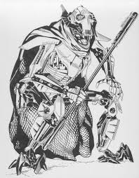 General Grievous Comic Art Michael Golden Star Wars Art Comic Art Star Wars