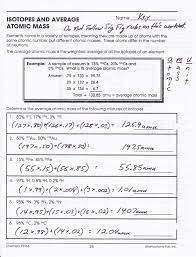 Work power and energy worksheets answers. 32 Calculating Average Atomic Mass Worksheet Answers Free Worksheet Spreadsheet