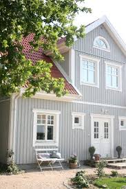 Fassade Schwedisches Haus Schwedenhaus Graue Hauser