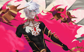 Karna from fate/apocrypha or mahabarata. Download Wallpapers Lancer Of Red Fan Art Fate Apocrypha Manga Karna Fate Grand Order Type Moon Besthqwallpapers Com Fan Art Fate Art