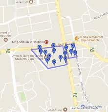 جامعة أم القرى الزاهر فرع الطالبات Google My Maps