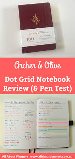 Archer And Olive Dot Grid Notebook Is The 160 Gsm Paper Worth The Hype All About Planners In 2020 Dot Grid Notebook Grid Notebook Gsm Paper