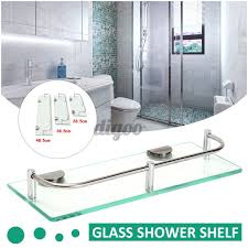112m consumers helped this year. Bathroom Bath Glass Shower Caddy Shelf Rack Holder Organizer Wall Mounted Tier Hcml Shopee Thailand